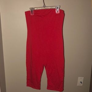 Red romper